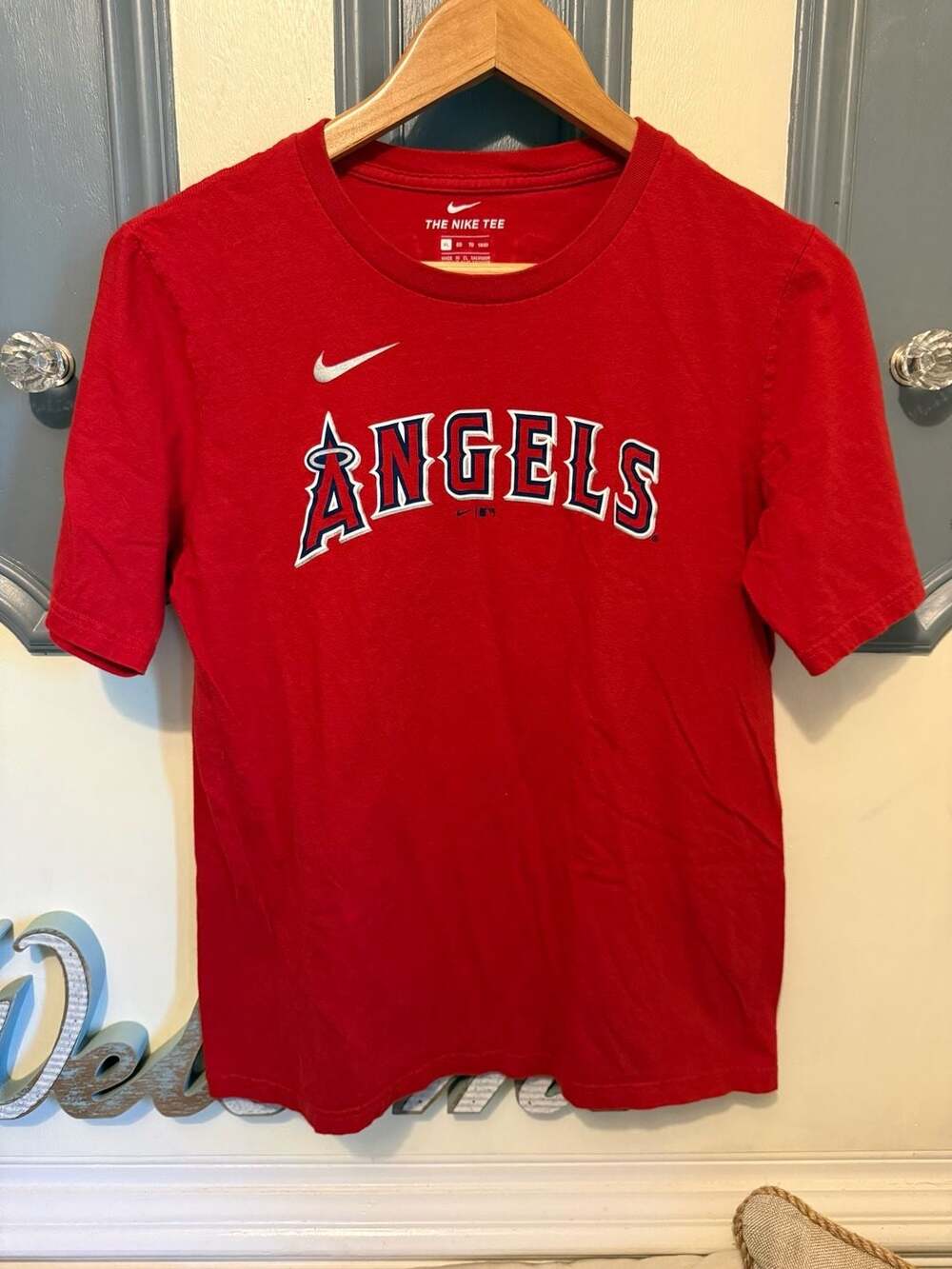 Nike Los Angeles Angels Mike Trout T-Shirt Size YXL MLB